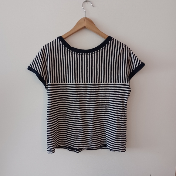 FREE w/$25 Purchase; BDG Striped Cream and Navy Tee - Picture 6 of 6